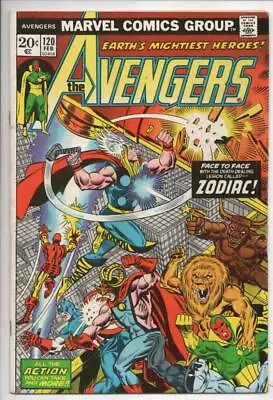 Buy AVENGERS #120, VF-, Zodiac, Captain America, Iron Man Thor, 1963 1974  • 23.98£