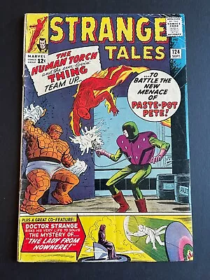 Buy Strange Tales #124 - Paste-Pot Pete (Marvel, 1964) Fine- • 18.85£