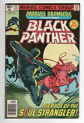 Buy Marvel Premiere #53 (1980) VF- Black Panther Frank Miller Cover Newsstand • 11.82£