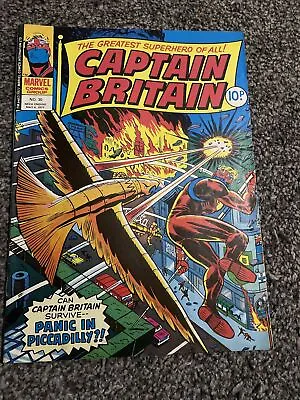 Buy Captain Britain #30 Marvel Uk Weekly Fantastic Four 124 Uk Reprint • 6.50£