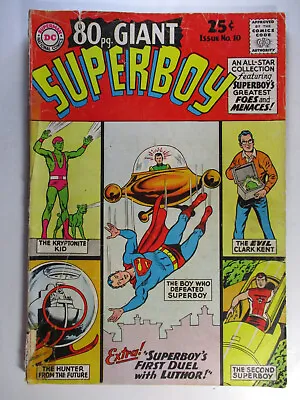 Buy 80 Page Giant #10, Superboy's Greatest Foes, Lex Luthor, Fr/G, 1.5, OW Pages • 10.67£