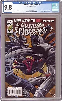 Buy Amazing Spider-Man #570A Romita Jr. 1st Printing CGC 9.8 2008 4391292004 • 164.65£