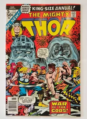 Buy Thor Vol 1 Annual #5 NS (1976) VF Bor Odin Warriors 3 Valkyries • 11.99£
