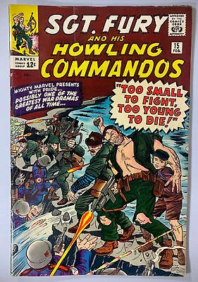Buy Sgt. Fury And His Howling Commandos #15 (1964) In 4.5 Very Good+ • 9.24£