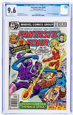 Buy Fantastic Four #204 CGC 9.6 1st Cameo Appearance Nova Corps Marvel 1979 (XO) 1 • 101.99£