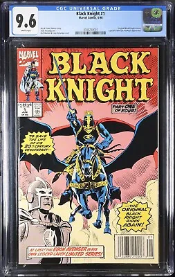 Buy BLACK KNIGHT #1 Newsstand (1990) CGC 9.6 NM+ Original Black Knight Returns • 79.40£