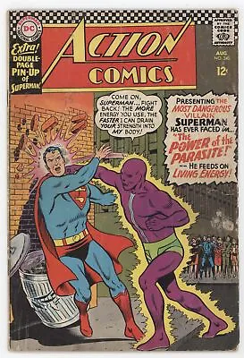 Buy Superman Action Comics 340 DC 1966 GD VG Curt Swan Jim Shooter 1st Parasite • 43.36£