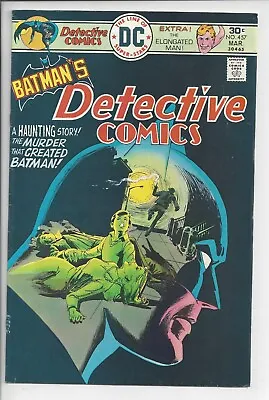 Buy Detective Comics #457 VF- (7.0) 1976 Killer Giordano Batman Origin Cover • 47.97£