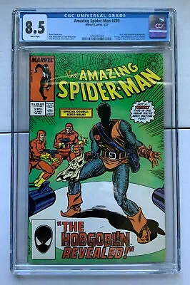 Buy Amazing Spider-Man #289 CGC 8.5 Wht Pages 1st New Hobgoblin 1987 • 47.97£