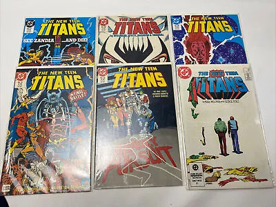 Buy Lot 6 DC Comic Books “The New Teen Titans” 1980s Comics #27/28/30/31/32/39 • 11.99£
