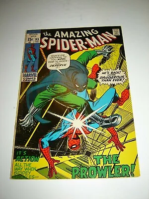Buy Amazing Spider-Man #93 Bronze Age Marvel Comic  1st APP Of Arthur Stacy  Fine • 38.80£