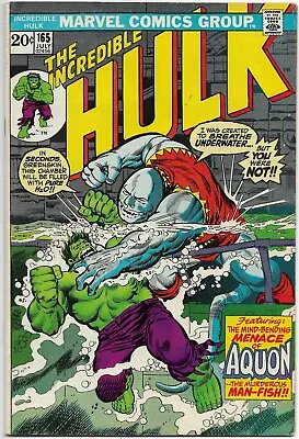 Buy Incredible Hulk #165 FN/VF 7.0 • 11.99£
