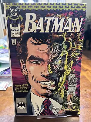 Buy Batman Annual #14 DC Comics 1990 Two Face Harvey Dent Origin Dark Knight Key • 20.11£
