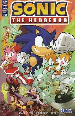 Buy Sonic The Hedgehog Comic 60 Cover A (Hammerstrom) IDW 2023 Stanley Rothlisberger • 5.75£