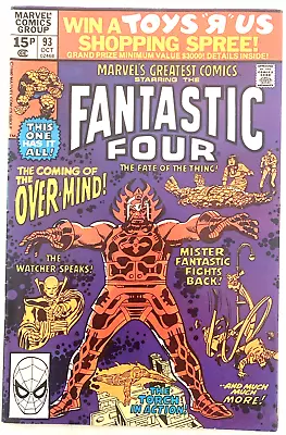 Buy Marvel Greatest Comics. Starring Fantastic Four. # 93. Oct. 1980. Marvel Comic. • 6.99£