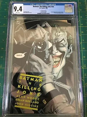 Buy Batman The Killing Joke 7th Seventh Print CGC 9.4 DC WP Joker 1988 • 55.77£