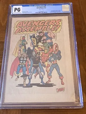 Buy Avengers 71 CGC PG OW/White (1st App Invaders & Black Knight Joins)- Pinup Page • 71.51£