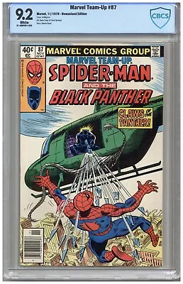 Buy Marvel Team-Up  # 87   CBCS   9.2   NM-   White Pgs   11/79  Newsstand Edition • 68.36£