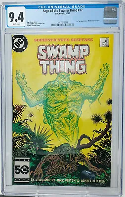 Buy Saga Of The Swamp Thing #37 ~ Dc 1985 ~ Cgc 9.4 ~ 1st John Constantine • 535.26£