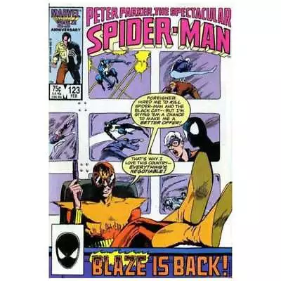 Buy Spectacular Spider-Man (1976 Series) #123 In NM Minus Cond. Marvel Comics [f~ • 4.80£