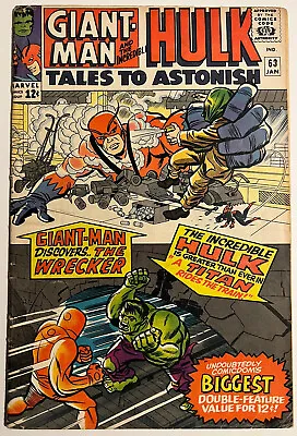 Buy Tales To Astonish #63- 1st App The Leader - Hulk - Captain America - MCU 1965 • 170£