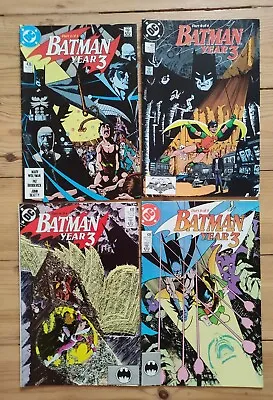Buy DC Comics - Batman Year 3 #436, #437, #438, #439 (1989) 4 Part Mini Series  • 30£