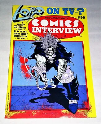 Buy COMICS INTERVIEW #99 🔑 RARE LOBO COVER Bronze Age 1992 DC Comics Omega Men 3 EX • 35£