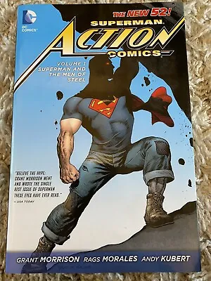 Buy ACTION COMICS NEW 52 Vol. 1 Superman & Men Of Steel GRANT MORRISON DC HC HB  • 8.95£