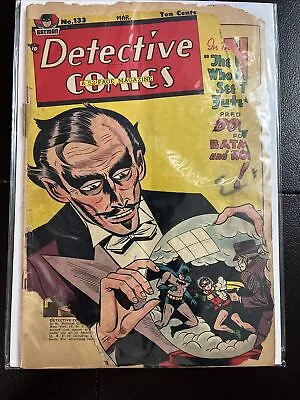 Buy Detective Comics 133 “The Man Who Could See The Future” 1948! Golden Age! Rare. • 94.83£