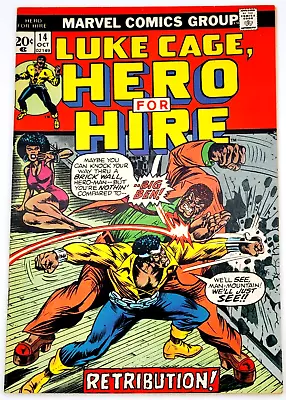 Buy Luke Cage, Hero For Hire #14 (1973)  / Vf / Big Ben Marvel Comics Bronze Age • 19.66£