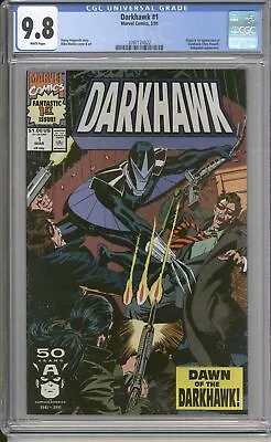 Buy Darkhawk #1 CGC 9.8 WHITE Pages (Marvel,Mar 1991)  • 103.94£