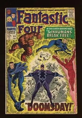 Buy Fantastic Four 59 VG/FN 5.0 High Definition Scans * • 40.18£