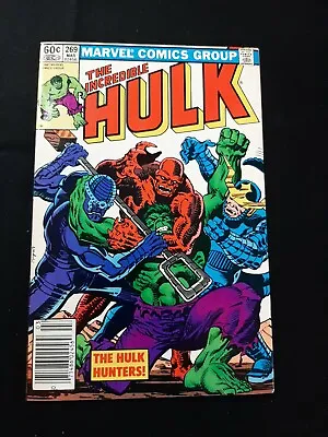 Buy The Incredible Hulk 269 Marvel Comics 1982 Newstand  • 3.55£