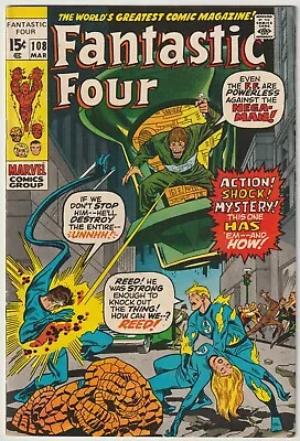 Buy Fantastic Four #108  (Marvel 1971) VFN • 39.95£