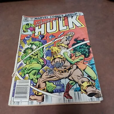 Buy Incredible Hulk #282 1st Hulk She-Hulk Team-Up 1983 Newsstand FREE SHIPPING • 32.43£