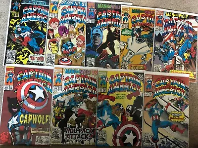 Buy Captain America, Marvel Comics, Vol 1 #s 400,401,402,403,404,405,406,408,409 • 54.42£