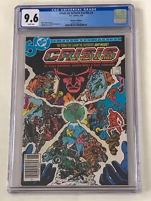 Buy Crisis On Infinite Earths #3 CGC 9.6 1985 Newsstand George Perez Cover & Art • 78.05£