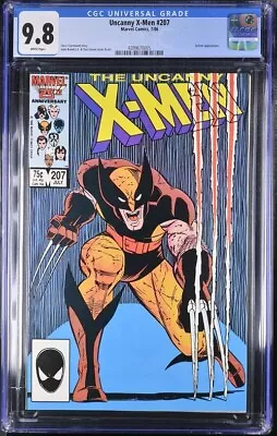 Buy Uncanny X-Men 207 CGC 9.8 Dan Green & Romita Jr Cover Selene Appearance 1986 • 129.48£