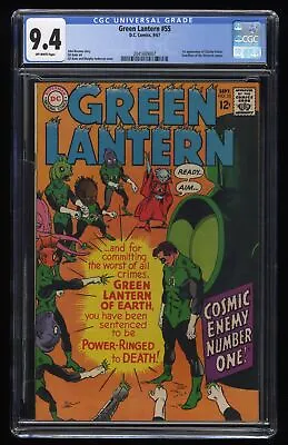 Buy Green Lantern #55 CGC NM 9.4 Off White 1st Appearance Zborra! Gil Kane! • 191.09£