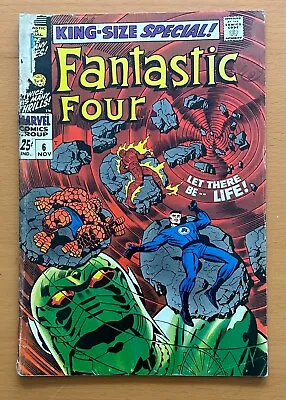 Buy Fantastic Four Annual #6 KEY 1st Appearance Franklin Richards (Marvel 1968) • 71.25£