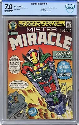 Buy Mister Miracle #1 CBCS 7.0 1971 22-0692A42-392 1st App. Mr. Miracle • 138.36£