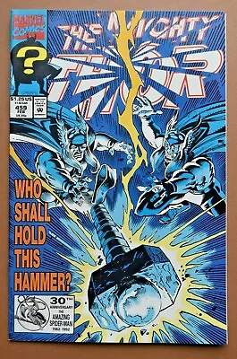 Buy 1993 Marvel Comics The Mighty Thor #459 1st Eric Masterson As Thunderstrike VF • 12.64£
