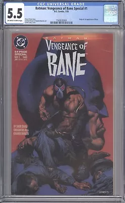 Buy BATMAN VENGEANCE OF BANE SPECIAL 1  CGC 5.5 - 1566630004 - Origin & 1st Bane! • 37.33£