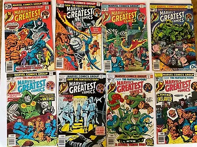 Buy Lot Of 8 Marvel’s Greatest Comics Fantastic Four 64 Thru 70, 73 - GD/VG • 15.80£