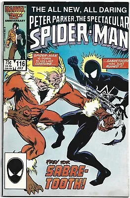 Buy Peter Parker, The Spectacular Spider-Man #116 - 1st Full App Of The Foreigner • 14£