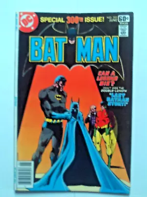 Buy Books, Comics & Magazines, Batman Comic 300, June 1978. FN-VFN. Double Size. • 35£