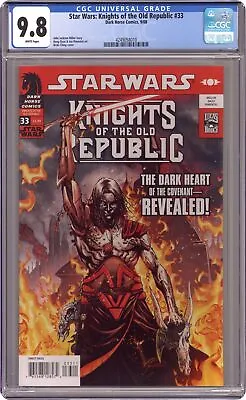 Buy Star Wars Knights Of The Old Republic #33 CGC 9.8 2008 4249058010 • 62.76£
