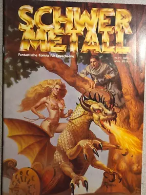 Buy SCHWER METALL #71 German Heavy Metal Comics Magazine (1985) Richard Corben FN+ • 32.03£