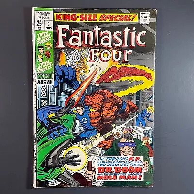 Buy Fantastic Four Annual 7 Doctor Doom Silver Age Marvel 1969 Stan Lee Jack Kirby • 27.63£