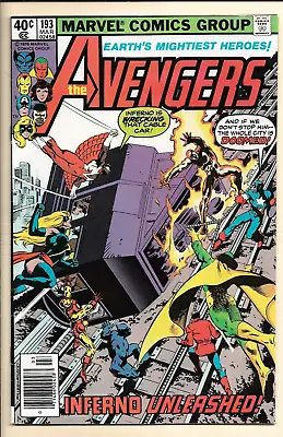 Buy Avengers #193 VF (1979) News Stand Variant! Inferno Continued. • 6.32£